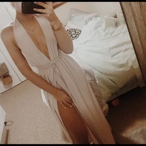 Revolve Light Pink Prom Dress